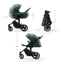 Încarcă imaginea în Galerie, Kinderkraft Carucior 3 In 1 Kinderkraft Prime 2 3In1 Mink Pro Green