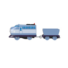 Încarcă imaginea în Galerie, Fisher Price Thomas Locomotiva Motorizata Kenji cu Vagon