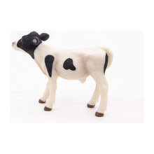 Încarcă imaginea în Galerie, Papo Prietenii de la Ferma Figurina Vitel Alb cu Negru