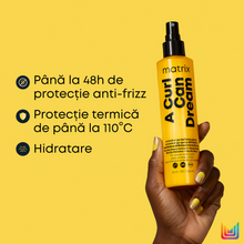 Încarcă imaginea în Galerie, Matrix A Curl Can Dream Scrunch N'Go - Spray Leave-In Pentru Par Cret 250ml