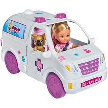 Încarcă imaginea în Galerie, Steffi Love Papusa Evi Veterinar cu Rulota Accesorizata