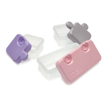 Încarcă imaginea în Galerie, Melii Recipient Hrana Bebe Model Puzzle Gri and Mov