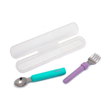 Încarcă imaginea în Galerie, Melii Set Lingurita-Furculita Blue and Purple