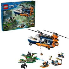 Încarcă imaginea în Galerie, Lego City Elicopterul Unui Explorator al Junglei la Tabara de Baza