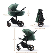 Încarcă imaginea în Galerie, Kinderkraft Carucior 2 in 1 Prime 2 Dark Green
