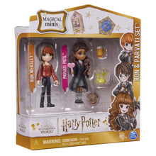 Încarcă imaginea în Galerie, Harry Potter Wizarding World Magical Minis Set 2 Figurine Ron si Parvati