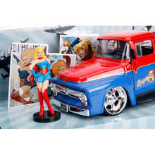 Încarcă imaginea în Galerie, Jada Toys Dc Comics Bombshells 1956 Ford Super Girl