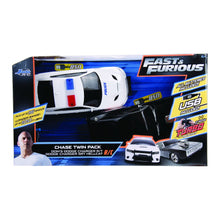 Încarcă imaginea în Galerie, Jada Toys Fast and Furious Set Masinute RC Toyota Supra&Dodge Charger SRT