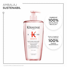 Încarcă imaginea în Galerie, Kerastase Genesis Bain Hydra-Fortifiant Sampon Pentru Par Gras Subtiat Reincarcabil 500ml