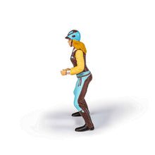 Încarcă imaginea în Galerie, Papo Rase de Cai si Ponei Figurina Calareata Albastra