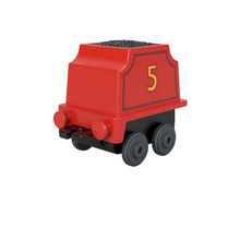 Încarcă imaginea în Galerie, Fisher Price Thomas Locomotiva cu Vagon Push Along James