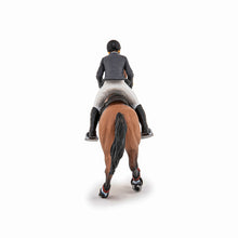 Încarcă imaginea în Galerie, Papo Rase de Cai si Ponei Figurina Cal Competitie cu Jocheu