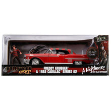 Încarcă imaginea în Galerie, Jada Toys Macheta Metalica Freddy Krueger 1958 Cadillac Model 62