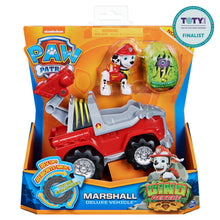 Încarcă imaginea în Galerie, Paw Patrol Set Vehicul cu Catelus Marshall si Figurina Dino Surpriza