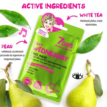 Încarcă imaginea în Galerie, 7DAYS Masca de Fata Easy Wednesday Ceai Verde & Para 28g - Reduce Iritatiile