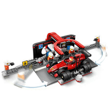 Încarcă imaginea în Galerie, Lego City Boxa si Mecanici F1 cu Masina Ferrari