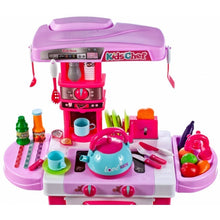 Încarcă imaginea în Galerie, AS Bucatarie Pentru Fetite Malplay cu Electrocasnice Ceaini Lumini si Sunete