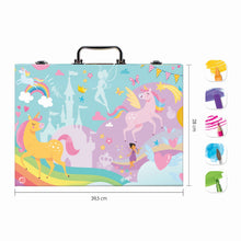 Încarcă imaginea în Galerie, As Art Case Set de Desen Deluxe cu 100 de Accesorii Unicorn