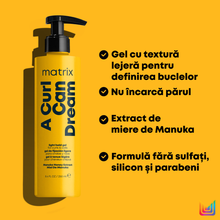 Încarcă imaginea în Galerie, Matrix A Curl Can Dream 250ml - Gel pentru Par Ondulat si Cret