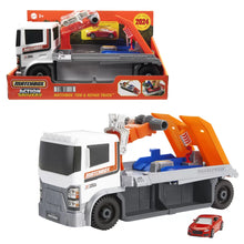 Încarcă imaginea în Galerie, Matchbox Action Drivers Camion de Reparatii si Remorcare
