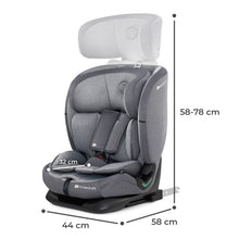 Încarcă imaginea în Galerie, Kinderkraft Scaun Auto I-Size 76-150cm Kinderkraft Oneto 3 Isofix Cool Grey