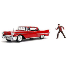 Încarcă imaginea în Galerie, Jada Toys Macheta Metalica Freddy Krueger 1958 Cadillac Model 62
