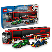 Încarcă imaginea în Galerie, Lego City Camion F1 cu Masinile F1 RB20 Si AMR24