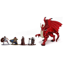 Încarcă imaginea în Galerie, Jada Toys Set 5 Nano Figurine din Metal Dungeons Dragons 4cm