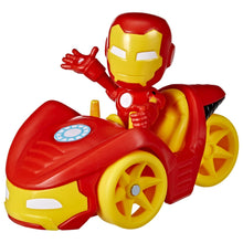Încarcă imaginea în Galerie, Spider-Man Spidey Prietenii Extraordinari Set Vehicul si Figurina Iron Man
