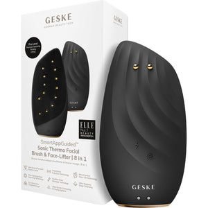 Geske Sonic Thermo Facial Brush and Face Lifter 8 in 1 - Perie Faciala si Lifter Facial Gray