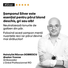 Încarcă imaginea în Galerie, L'Oreal Professionnel SE Silver - Rezerva Sampon Pentru Par Carunt sau Alb 500ml