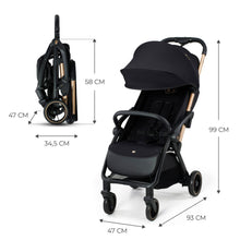 Încarcă imaginea în Galerie, Kinderkraft Carucior Sport Apino 0-22 Kg Raven Black