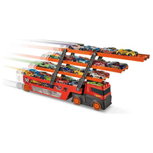 Încarcă imaginea în Galerie, Hot Wheels Mega Transportatorul de Masini