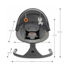 Încarcă imaginea în Galerie, Kinderkraft Leagan Electric Lumi 2 Dark Grey