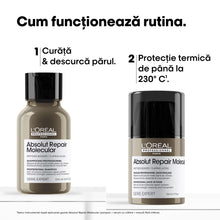 Încarcă imaginea în Galerie, L'Oreal Professionnel SE Absolut Repair Molecular - Set Travel Size DUO Sampon+Crema Leave-in