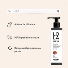 Încarcă imaginea în Galerie, Artego Lola Mask Choco 200ml - Masca Nuantatoare