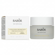 Încarcă imaginea în Galerie, Babor Skinovage Vitalizing Cream Rich 50ml - Cremă Revitalizantă Bogată cu ATP, Extract de Papaya și Polizaharide Marine pentru Ten Obosit și Tern - Beauty Lounge