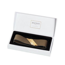 Încarcă imaginea în Galerie, Balmain Hair Head Band Bronze Leather - Bentita de Lux din Piele - Beauty Lounge