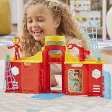 Încarcă imaginea în Galerie, Spider-Man Spidey si Prietenii Extraordinari Turnul lui Iron Man si Figurina Iron Man 10cm