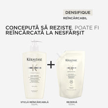 Încarcă imaginea în Galerie, Set Kérastase Densifique Bain Densite - Sampon Reincarcabil 500ml si Rezerva 500ml