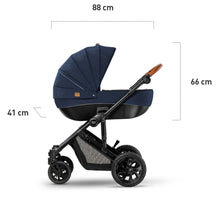 Încarcă imaginea în Galerie, Kinderkraft Carucior 3 in 1 Prime 2 3In1 Mink Pro Navy