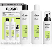 Încarcă imaginea în Galerie, Nioxin System 2 Kit XL 300ml 300ml+100ml - Set Impotriva Caderii Parului