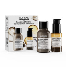 Încarcă imaginea în Galerie, L'Oreal Professionnel SE Absolut Repair Molecular - Set Travel Size DUO Sampon+Ulei Bifazic