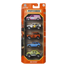 Încarcă imaginea în Galerie, Matchbox Set 5 Masinute Metalice Mbx Retro