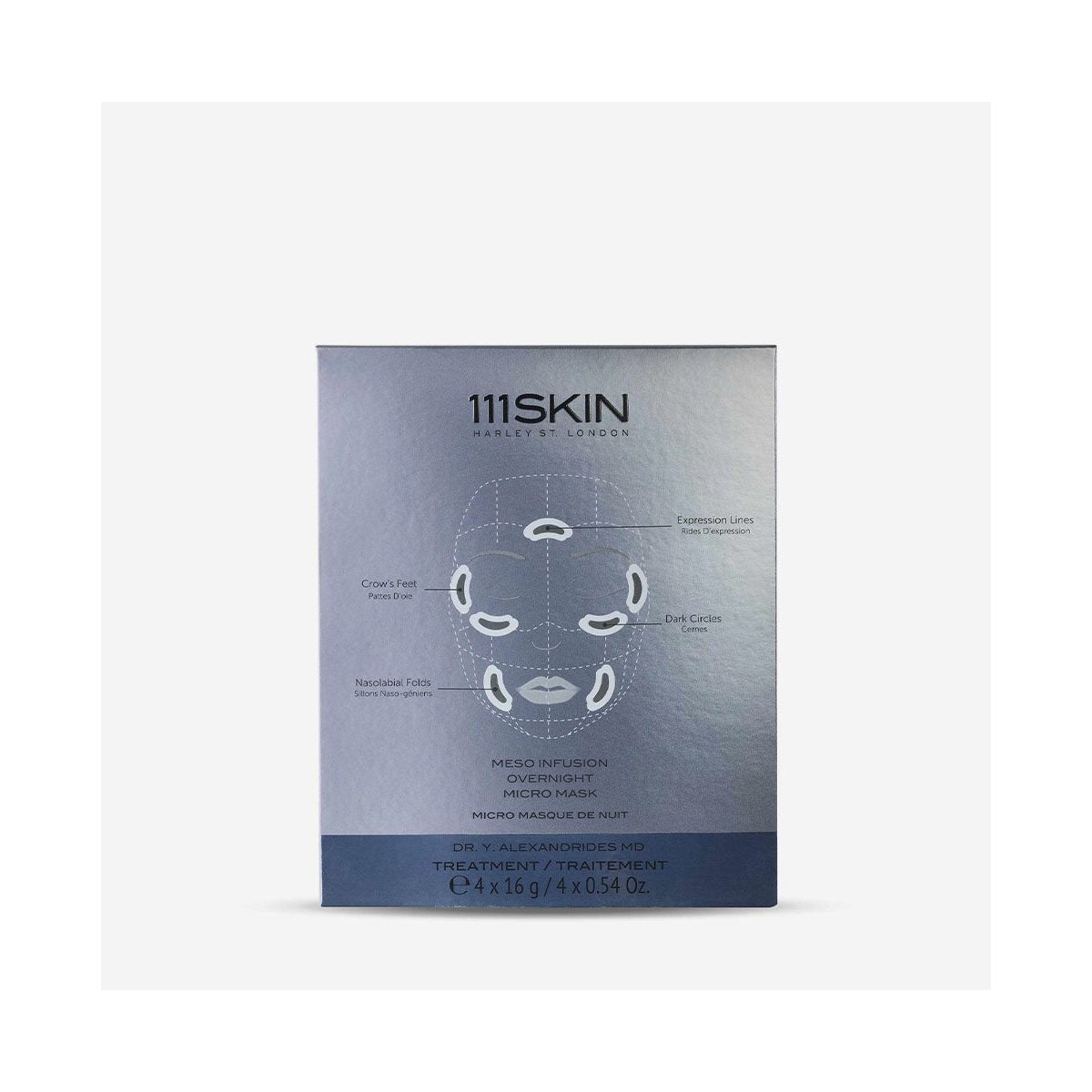 111skin Meso Infusion Overnight Micro Mask Box Masca De Noapte 4x16g Beauty Lounge