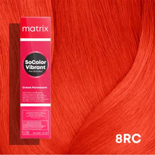 Încarcă imaginea în Galerie, Matrix SoColor Vibrant Pre-Bonded 8RC 90ml - Vopsea Permanenta Blond Deschis Rosu-Cupru - Beauty Lounge
