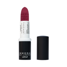 Încarcă imaginea în Galerie, Layla Cosmetics Immoral Mat Lipstick No 24 Pelledoca - Ruj Intens Mat