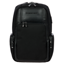 Încarcă imaginea în Galerie, Porsche Design Roadster Leather & Nylon Backpack M1 Black - Rucsac din Piele si Nailon Negru
