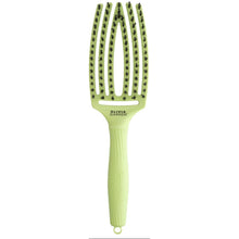 Încarcă imaginea în Galerie, Olivia Garden Finger Brush Medium Combo Dolce Vita Green Pistachio - Perie de Par Paddle Descurcare - Beauty Lounge