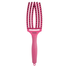 Încarcă imaginea în Galerie, Olivia Garden Finger Brush Hot Pink - Perie de Par Descurcare Usoara Masaj Scalp - Beauty Lounge
